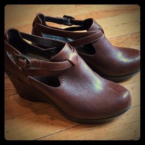 Dansko Franka wedge booties